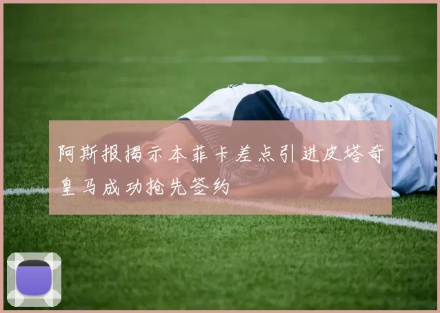 阿斯报揭示本菲卡差点引进皮塔奇皇马成功抢先签约
